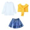 Ropa de actuación de porristas para niños, juegos deportivos de primaria, otoño e invierno, ropa de clase con logo, traje de ropa de actuación de coro de jardín de infantes