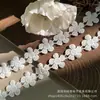 Em estoque Novo Lolita Bordado Solúvel Em Água Lace Leite Seda Único Lado Flor Onda Lace Lace Código De Barras