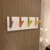 Gancho Adhesivo Sin Taladro para Inodoro Gancho Creativo de Teclas de Piano Baño Hogar Puerta Sin Costuras Toallero de Mano Gancho Adhesivo