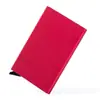 Portatarjetas Antidegaussing Antirrobo del Fabricante con Expulsión Automática de Tarjetas, Estuche Portátil de Aleación de Aluminio RFID para Tarjetas Bancarias, Personalizable con Logo