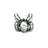 Moda Europea y Americana Venta Caliente Transfronteriza Colgante de Araña Incrustado de Ágata Broche de Araña de Aventurina Amatista para Joyería DIY