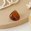 Anillo de Resina Marrón Manchado Maillard Europeo y Americano Anillo Personalizado Apilable para Dedo Índice Anillo Exagerado de Nicho Anillo