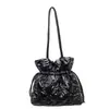 Bolsa de Ombro Outono e Inverno Nova Bolsa Saco de Alta Qualidade Acolchoada Bolsa Jaqueta de Penas Design Nicho Coreano