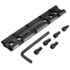 Suporte de 20mm suporte de 5 furos suporte de liga de alumínio suporte de mira base de abraçadeira de tubo trilho de guia de cinco furos