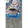 Máquina industrial centrífuga deshidratadora de alimentos de acero inoxidable de tres patas, máquina centrífuga de tornillo horizontal 304, equipo de deshidratación con conversión de frecuencia