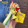 Colgante Llavero Original de Pokemon Muñeco de Dibujos Animados Lindo de Pikachu Colgante para Llavero de Coche de Pareja Venta al por Mayor