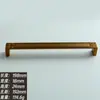 Venta Directa de Fábrica Manija Retro Estilo Chino, Manija de Gabinete de Latón Antiguo Cepillado, Manija de Cajón Estilo Chino, Color Café, Armario Simple