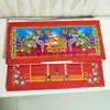 Caja del Tesoro Plegable Roja para Armario Caja de Dinero Papel para Quema Monedas Sacrificiales Lingotes de Oro al por Mayor con Lazo de Papel sin Lazo