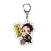 Llavero al por mayor Merchandising de Anime Demon Slayer Colgante Acrílico Doble Cara Bienvenido a Enviarnos Tu Diseño para Letreros de Soporte