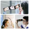 Espejo Plegable de Cuatro Caras para Auto-Cortes de Cabello, Permite Ver la Parte Trasera de tu Cabeza, Espejo de Maquillaje Portátil, Espejo Retrovisor de Mano
