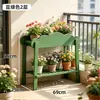 Estante para flores de casa, estante de almacenamiento de pie, estante para macetas que ahorra espacio, estante para plantas de múltiples capas, resistente y duradero