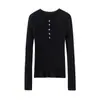 Nuevo suéter de punto fino 100% cachemira para otoño e invierno para mujer, cuello redondo, estilo coreano, corte ajustado, top elegante