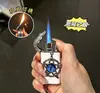 Encendedor Inflable Hecho a Mano con Cabeza de Cocodrilo, Estrella de Cinco Puntas y Ojo del Diablo, Mismo Estilo que las Celebridades de Internet, Regalo para Novio, Estilo Oscuro de Gama Alta