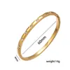 Pulsera de Acero de Titanio de Trébol de Cuatro Hojas para Mujer, Acero Inoxidable, Color Dorado, Números Romanos, Lujo Ligero Europeo y Americano, No se Desvanece, Venta al por Mayor Directa del Fabricante
