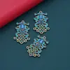 Acessórios de Cabelo Antigos Feitos à Mão DIY Grampo Coroa de Cabelo Acessórios de Liga de Zinco Imitação Cloisonné Flores Borboletas Materiais para Joias DIY