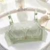 Sutiã feminino fino, respirável e perfurado para seios pequenos, com design push-up, sem aro, ajustável e projetado para minimizar o escape lateral dos seios.. Estilo transfronteiriço