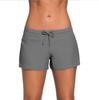 Shorts de Yoga de Verano Estilo Europeo y Americano, Bañador Conservador para Mujer con Cordón, Talla Grande, Shorts de Natación Frescos y Delgados