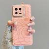 Adecuado para Funda de Teléfono Xiaomi 17 Pro Camelia, Textura de Cuero de Cobertura Completa, Redmi K80 Anti-Caída Xaom15 Funda Protectora Mate