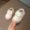 Zapatos de Terciopelo Suave para Bebé Niña, para Gateadores e Infantes de 0 a 1-3 Años, Zapatos Cálidos de Algodón con Luces para Bebé Niño, Zapatos para Niños