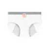 Roupa íntima feminina versátil de algodão puro, hipoalergênica, respirável, antibacteriana, entrepernas estendido, elástica, modeladora do bumbum, simples, 100% algodão, calcinhas para período