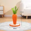 Post de Rascado para Gatos de Sisal Zanahoria Tabla Rascadora para Gatos Estructura para Trepar Gatos Integrada Resistente al Desgaste y que No Suelta Fibras Tabla Rascadora Vertical Juguete Molinillo de Uñas