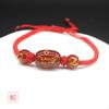2023 Ágata Vermelha Taisui Pulseira de Cordão Vermelho Ping An Benmingnian Corda de Mão Vermelha Oito Santos Padroeiros do Zodíaco Chinês