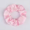 Scrunchies de Cetim Mais Vendidos Transfronteiriços em 70 Cores Sólidas, Elásticos de Cabelo de Alta Elasticidade para Mulheres, Acessórios de Cabelo Atacado