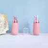 Botella de Espuma Mousse Rosa Cónica para Mascotas en Stock con Fondo Curvo, Botella Espumadora de Limpiador Facial de 60 ml/100 ml, Botella Reutilizable
