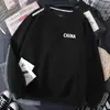 Destacado: Camiseta de manga larga para hombre con estampado de marca de moda, top de otoño e invierno, sudadera, camiseta interior juvenil, camiseta base