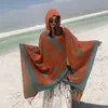 Chal bohemio, capa exótica para mujer, adecuada para viajes a Xinjiang, excursiones por la pradera y sesiones de fotos, capa exterior de estilo étnico