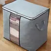 Bolsa de Almacenamiento para Colchas Transfronteriza para Uso Doméstico, Ropa para Mudanza, Ropa, Equipaje, Tela No Tejida, Bolsa de Organización y Empaque de Gran Capacidad