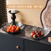 Luxo Leve Estilo Francês Vintage High-End Bandeja de Frutas para Mesa de Centro da Sala de Estar, Prato de Exibição para Frutas Secas e Lanches, Bandeja de Decoração de Casa High-End