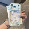 Funda Rígida Apple 17Pro con Borde de Macarrón de Colores y Diseño Difuminado de Cabeza de Conejo y Pentagrama para iPhone 18