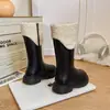 Botas Infantis Botas de Menina Inverno 2026 Novo Estilo Botas Longas Estilo Coreano Estilo Britânico Botas Chelsea Botas de Cano Alto para Menina Pequena