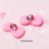 Resina Caricatura Ballet Zapatos de Baile Rojos Traje de Baño de Lunares Accesorios DIY Accesorios para el Cabello de Niños Accesorios