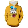 Sudadera con Capucha Personalizada Impresa en 3D de Pato Donald para Hombre, Nueva Colección Primavera y Otoño, Sudadera con Capucha de Manga Larga para Jóvenes