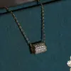 Collar de cintura pequeña y sencilla de moda para mujer, con borlas y cadena de clavícula de diamantes, diseño de nicho geométrico, colgante de gran sentido, venta al por mayor