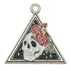 Transfronterizo 125 Goteo de aceite Fantasma de Halloween Calavera Murciélago Muerte Colgante DIY Pulsera Llavero Colgante de Joyería