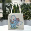 Bolso de Mano Estilo Étnico Bolso de Tela de Arena Bordado Bolso de Tela Mini Casual Fresco Bordado de Hilo Dorado por Ambos Lados Bolso Hanfu