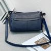Bolso de Mujer de Cuero Genuino Bolso de Lujo Ligero de Alta Gama Viajero Patrón Lichi Moda Versátil Bolso Bandolera de Hombro Bolso de Mano de Mujer