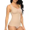 Mais. Modelador Corporal Justo com Cintura em C Sem Fio para Mulheres, Colete Longo Sem Costura, Controle de Barriga, Modelador Corporal de Beleza