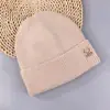 Otoño e Invierno Nuevos Gorros de Punto para Hombre y Mujer, Gorros Cálidos y a Prueba de Frío para Ocio al Aire Libre, Gorros de Lana Plegables al por Mayor