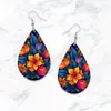Aretes de Acrílico Gota de Agua Producto Nuevo Día de San Valentín Submarino Acrílico Regalo Transfronterizo Mariposa Aretes para Mujer y Navidad