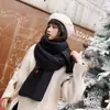Cachecol Feminino Inverno Estilo Coreano Estudante All-match Grosso Tricotado Longo Grosso Quente Estilo Harajuku Cachecol de Lã Fresca