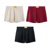 Huajielong Ropa Interior de Hombre Talla Grande Algodón Cintura Media Transpirable Color Sólido Textura Suave Boxer Briefs Venta al por Mayor