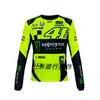 Nova Camiseta de Manga Longa de Corrida F1 Roupas de Motocicleta Off-Road Respirável Secagem Rápida Gola Redonda Manga Curta Roupa Esportiva Top Exportação