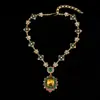 Suministrado Directamente por el Fabricante, Joyería Transfronteriza Vintage, Diseño de Nicho, Cadena para Clavícula Retro Francesa, Gargantilla Nuevo