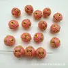 Esmalte Cloisonné Goteo de Aceite Calado Flor Bola Punto Diamante Espaciadores Cuentas DIY Pulsera de Cuentas Hecha a Mano Collar Material Accesorios
