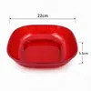 Zc2253 tigela de frutas estilo misto, resistente a quedas, tigela de frutas para mesa de centro transparente para uso na sala de estar, de alta qualidade, luxo leve, adequada para balcões de recepção e exibição de doces