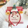 Diadema de Cuernos con Bola de Pelo Roja Navideña Palo Retorcido Otoño e Invierno Diadema de Cuernos de Árbol de Navidad Accesorios Versátiles para el Cabello para Fotos